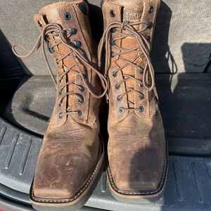 Justin work boots for men 10 W